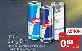 Aldi Nord Red bull energy-drink Angebot