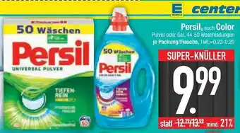 E-Center Persil, auch color pulver oder gel Angebot