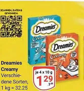 Globus Dreamies creamy Angebot