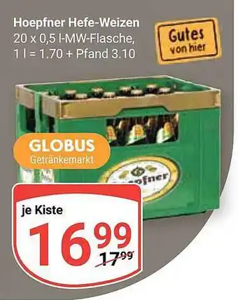 Globus Hoepfner hefe-weizen Angebot