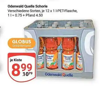 Globus Odenwald quelle schorle Angebot