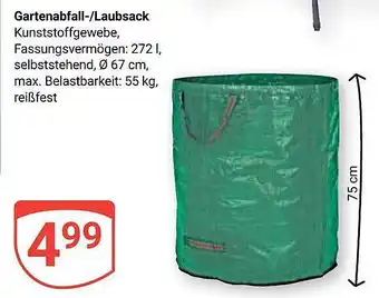 Globus Gartenabfall- laubsack Angebot