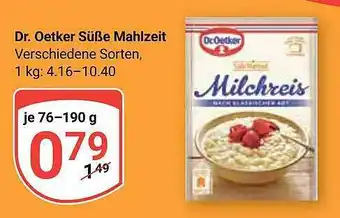 Globus Dr. oetker süße mahlzeit Angebot