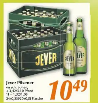 inkoop Jever pilsener verschiedene sorten Angebot