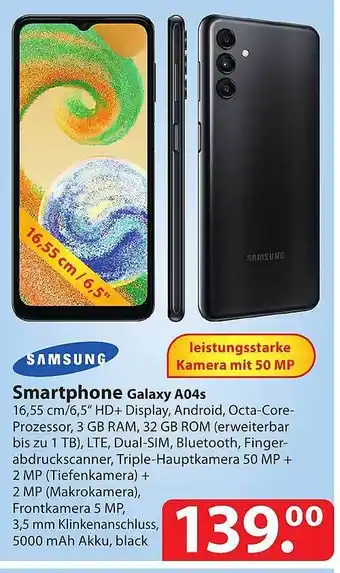 Famila Nord Ost Samsung smartphone galaxy a04s Angebot