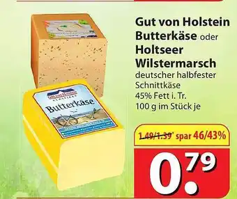 Famila Nord Ost Gut von holstein butterkäse oder holtseer wilstermarsch Angebot