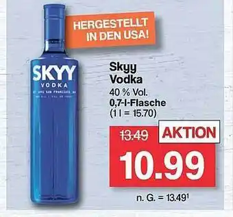 Famila Nord West Skyy vodka Angebot