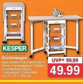 Famila Nord West Kesper küchenwagen Angebot