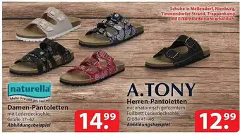 Famila Nord Ost Damen-pantoletten oder a.tony herren-pantoletten Angebot