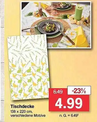 Famila Nord West Tischdecke Angebot