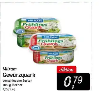 KONSUM Milram gewürzquark verschiedene sorten Angebot