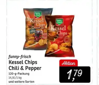 KONSUM Funny-frisch kessel chips chili & pepper Angebot