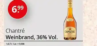 Sagasser Chantré weinbrand, 36% vol. Angebot