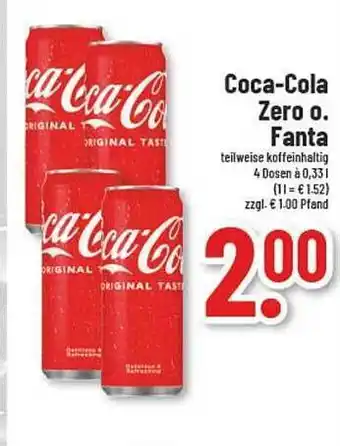 trinkgut Coca-cola, zero oder fanta Angebot