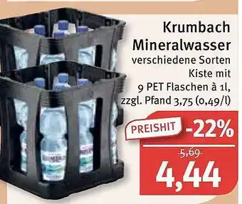 Feneberg Krumbach mineralwasser Angebot