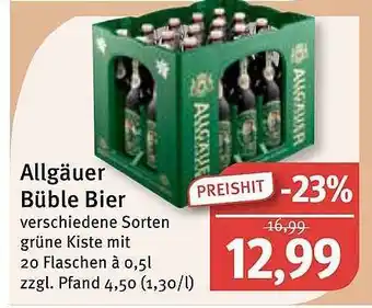 Feneberg Allgäuer büble bier Angebot