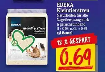 NP Discount Edeka kleintierstreu Angebot