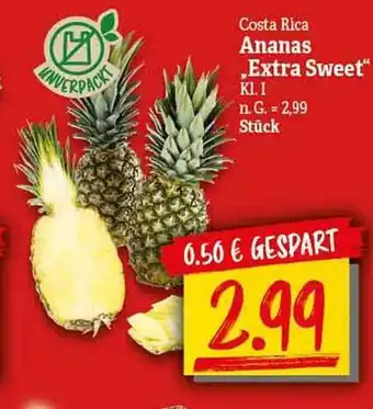 NP Discount Costa rica ananas „extra sweet“ Angebot