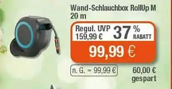 NP Discount Wand-schlauchbox rollup m 20 m Angebot