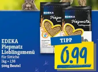 NP Discount Edeka Piepmatz Lieblingsmenü 500 g Beutel Angebot