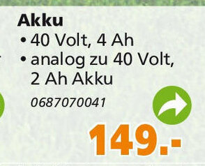 Globus Baumarkt Akku Angebot