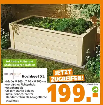 Globus Baumarkt Kiehnholz Hochbeet XL Angebot