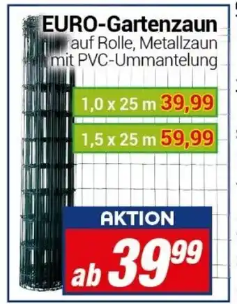 CENTERSHOP Euro Gartenzaun 1,0 x 25 m Angebot