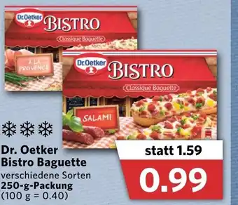 Combi Dr. Oetker Bistro Baguette 250g Angebot