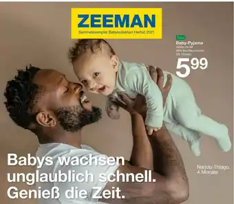 Zeeman Baby-pyjama Angebot