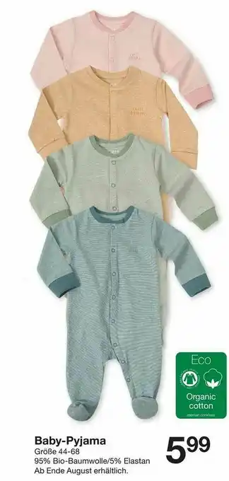 Zeeman Baby-pyjama Angebot