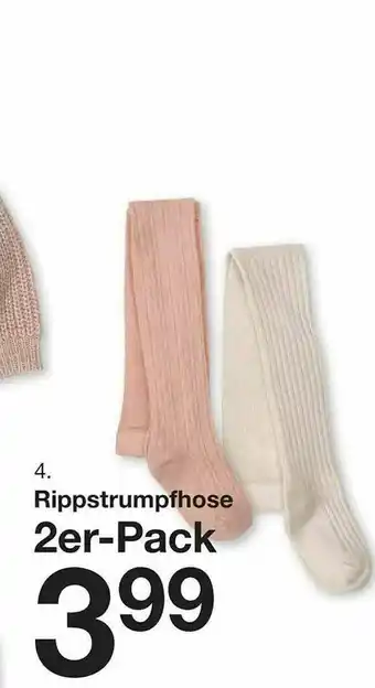 Zeeman Rippstrumpfhose 2er-pack Angebot