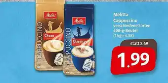 Markant Melitta Cappuccino Angebot