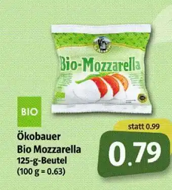 Markant Markt ökobauer Bio Mozzarella Angebot