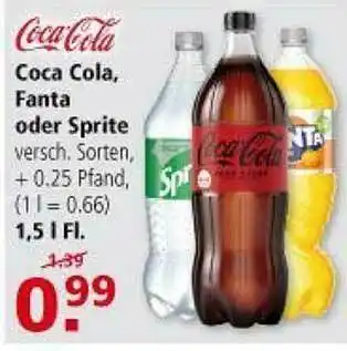 Multi Markt Coca-cola, Fanta Oder Sprite Angebot