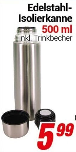 CENTERSHOP Edelstahl Isolierkanne 500 ml Angebot