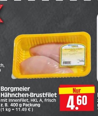 Edeka Herkules Borgmeier Hahnchen-Brustrilet 400 g Angebot