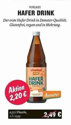 Temma Voelkel Hafer Drink Angebot