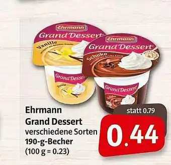 Markant Ehrmann Grand Dessert Angebot