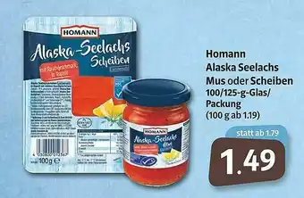 Markant Homann Alaska Seelachs Mus Oder Scheiben Angebot