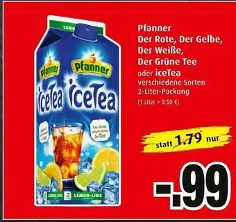 Markant Pfanner Der Rote, Der Gelbe, Der Weiße, Der Grüne Tee Oder Icedtea Angebot