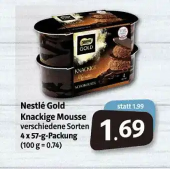 Markant Markt Nestlé Gold Knackige Mousse Angebot