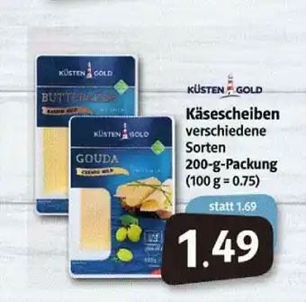 Markant Markt Küsten Gold Käsescheiben Angebot