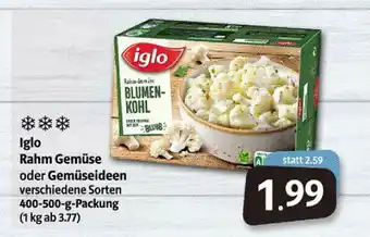 Markant Markt Iglo Rahm Gemüse Oder Gemüseideen Angebot