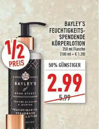 Marktkauf Bayley's Feuchtigkeits Spendende Körperlotion Angebot