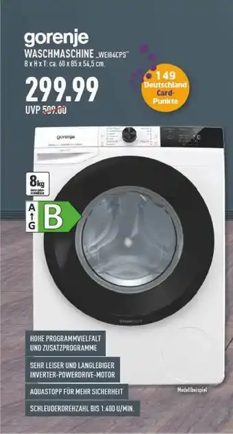 Marktkauf Gorenje Waschmaschine Angebot