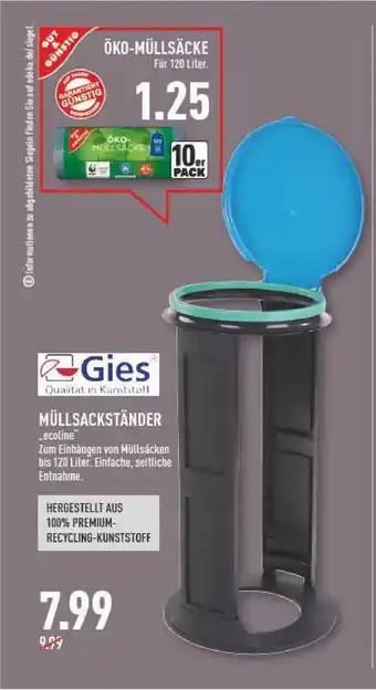 Marktkauf Gut & Günstig Müllsackständer Angebot