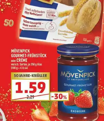 Marktkauf Mövenpick Gourmet-frühstück Oder Creme Angebot