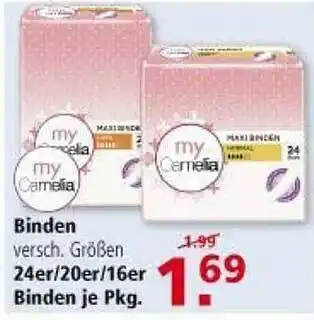 Multi Markt Binden My Camelia Angebot