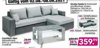 Möbel Boss Garnitur Samba II oder Couchtisch Joker Angebot