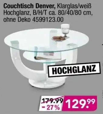 Möbel Boss Couchtisch Denver Angebot